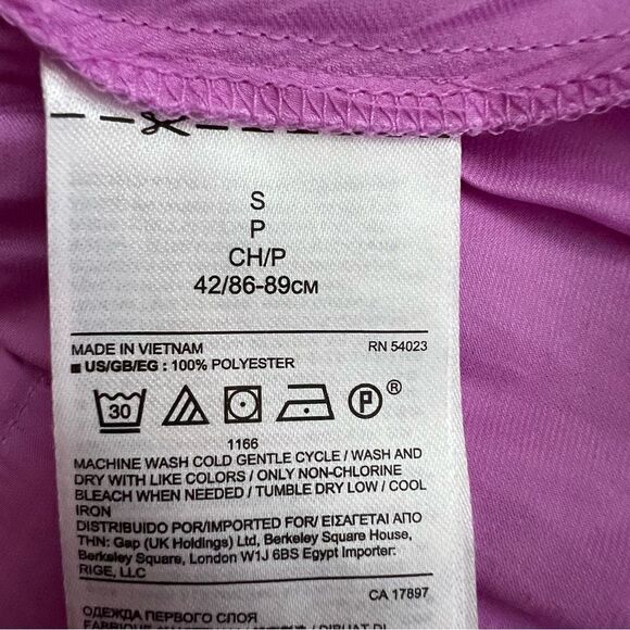 Banana Republic Women’s S  Satin Layered Ruffle Hem Blouson Tank - Picture 7 of 7